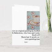 Rosie Lee-Kunst-Karte Karte (Rückseite)