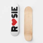 Rosie Liebe Skateboard (Vorderseite)