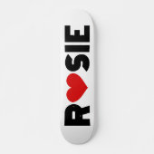 Rosie Liebe Skateboard (Vorne)