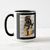 Rosie Luke Black Coffee Mug Tasse (Links)