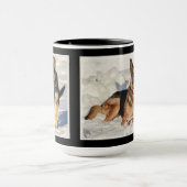 Rosie Luke Schwarze Kaffeetasse (Zentrum)