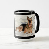 Rosie Luke Schwarze Kaffeetasse (VorderseiteRechts)