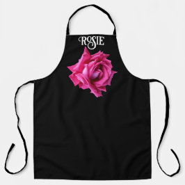 Rosie-Name Rosie individuell einstellbar Rosa Rose Schürze