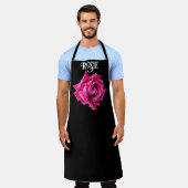 Rosie-Name Rosie individuell einstellbar Rosa Rose Schürze (Getragen)