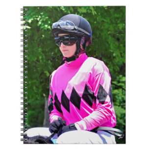 Rosie Napravnik "führender weiblicher Reiter " Notizblock