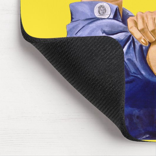 Rosie Nieteneinschläger "(____) kann es tun! " Mousepad (Ecke)