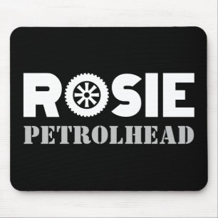 Rosie Petrol Head Mousepad
