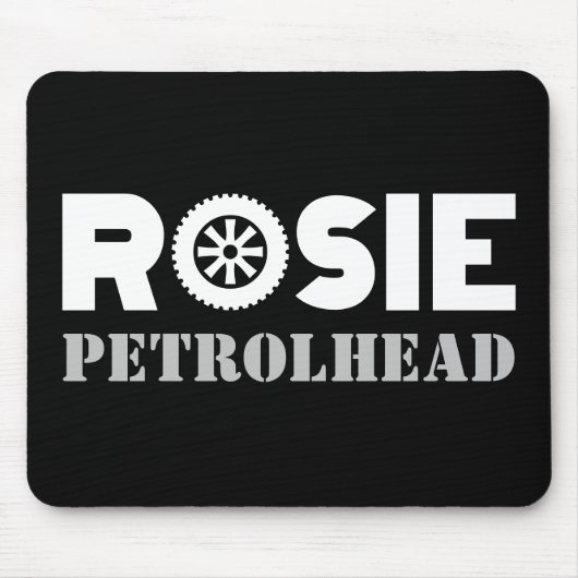 Rosie Petrol Head Mousepad (Vorne)