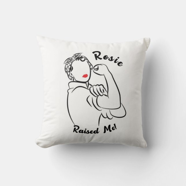 Rosie Raised Decade - Canvas Print Kissen (Vorderseite)