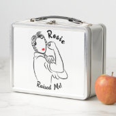 Rosie Raised Decade - Canvas Print Metall Brotdose (Beispiel)