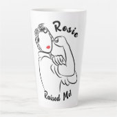 Rosie Raised Decade - Canvas Print Milchtasse (Vorderseite)