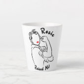 Rosie Raised Decade - Canvas Print Milchtasse (Vorderseite)