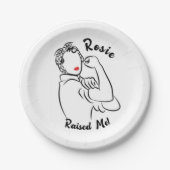 Rosie Raised Decade - Canvas Print Pappteller (Vorderseite)