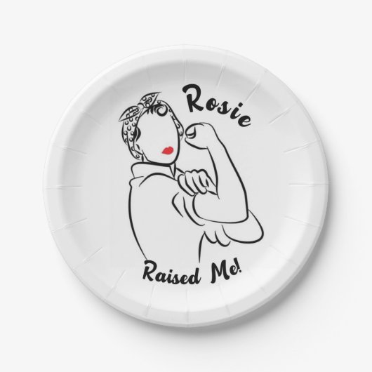 Rosie Raised Decade - Canvas Print Pappteller (Vorderseite)