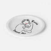 Rosie Raised Decade - Canvas Print Pappteller (Schrägansicht)