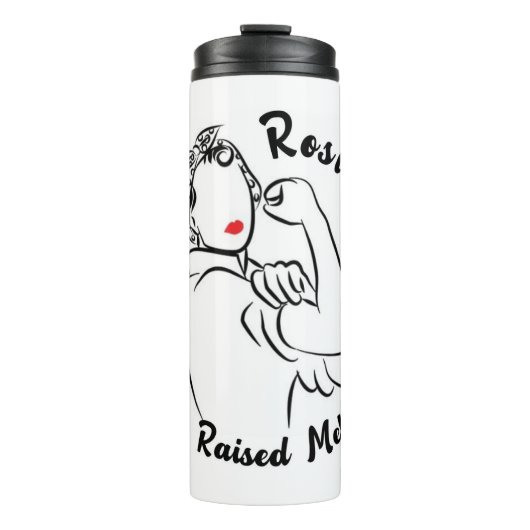 Rosie Raised Decade - Canvas Print Thermosbecher (Vorderseite)