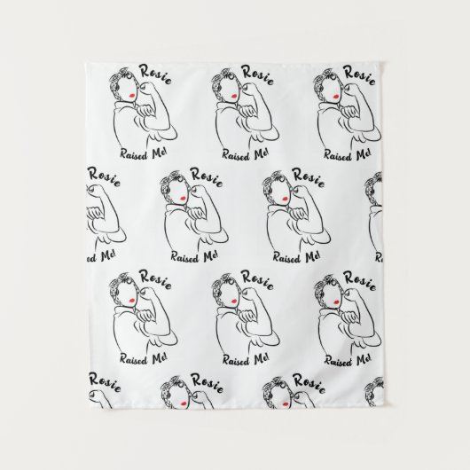 Rosie Raised Decade - Canvas Print Wandteppich (Vorderseite)