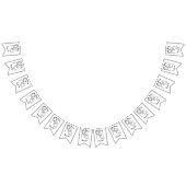 Rosie Raised Decade - Canvas Print Wimpelkette (Alle)