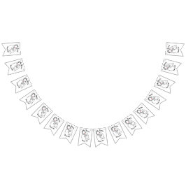 Rosie Raised Decade - Canvas Print Wimpelkette