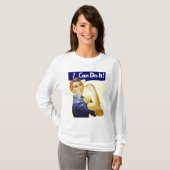 Rosie Riveter - ich kann es machen - T - Shirt (Vorne ganz)