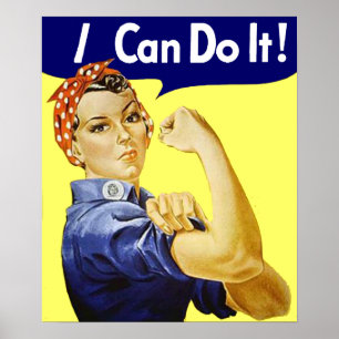Rosie Riveter - Ich kann es Poster machen