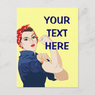 Rosie Riveter, individuell einstellbar Einladung