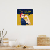 Rosie Riveter, individuell einstellbar Poster (Küche)