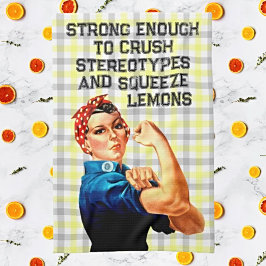 Rosie Riveter Inspirierte Handtuch zu Crush Stereo