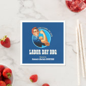 Rosie Riveter LABOR DAY GRILLEN Serviette (Beispiel)