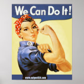 Rosie Riveter Poster (Vorne)