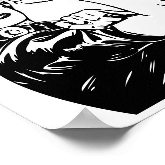 Rosie Riveter Sie können es tun Poster (Ecke)