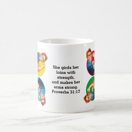 ROSIE RIVETER Sprichwörter 31 Kaffeetasse (Mittel)