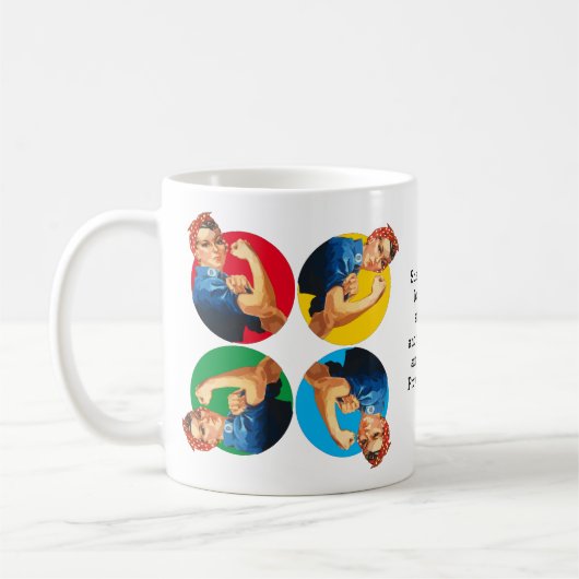 ROSIE RIVETER Sprichwörter 31 Kaffeetasse (Links)