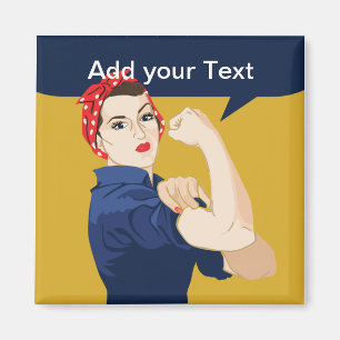 Rosie Riveter Starke Frau Magnet