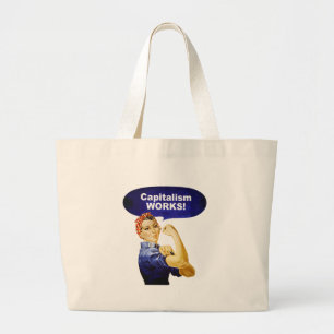 Rosie sagt Kapitalismus-Arbeiten! Taschen