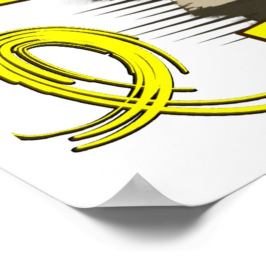 Rosie Sepia I done It Sarcoma Poster (Ecke)