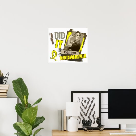 Rosie Sepia I done It Sarcoma Poster (Heimbüro)