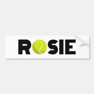 Rosie Tennis Autoaufkleber