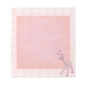 Rosie the Giraffe Notizblock (Vorderseite)