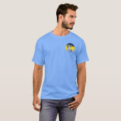 Rosie the Medical Beruflich-Blue Circle Design T-Shirt (Vorne ganz)