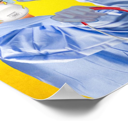 Rosie the Medical Beruflich Poster Print (Ecke)