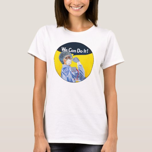 Rosie the Medical Beruflich - Round Design T-Shirt (Vorderseite)