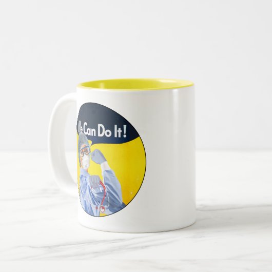 Rosie the Medical Beruflich Tasse - Round Design (Vorderseite Links)