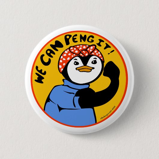 Rosie the Penguiter Button (Vorderseite)