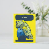 Rosie the Ribbiter Postkarte (Stehend Vorderseite)