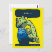 Rosie the Ribbiter Postkarte (Vorne/Hinten)