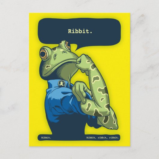 Rosie the Ribbiter Postkarte (Vorderseite)