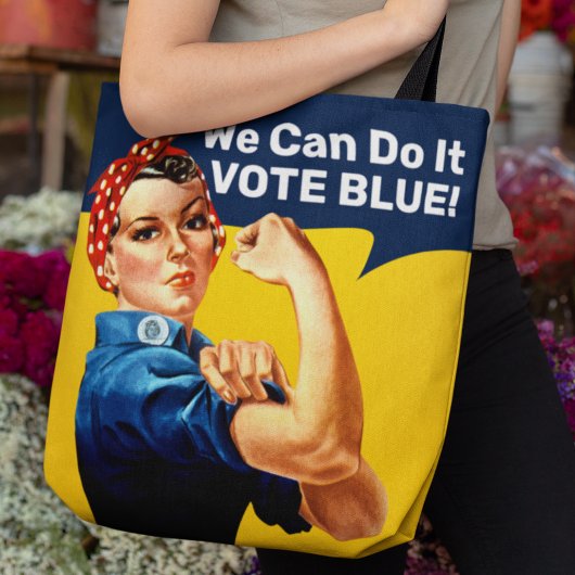 Rosie the Riveter | Abstimmung blau | Tasche