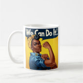Rosie the Riveter American Lady Kaffeetasse (Links)
