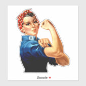Rosie the Riveter Aufkleber (Blatt)